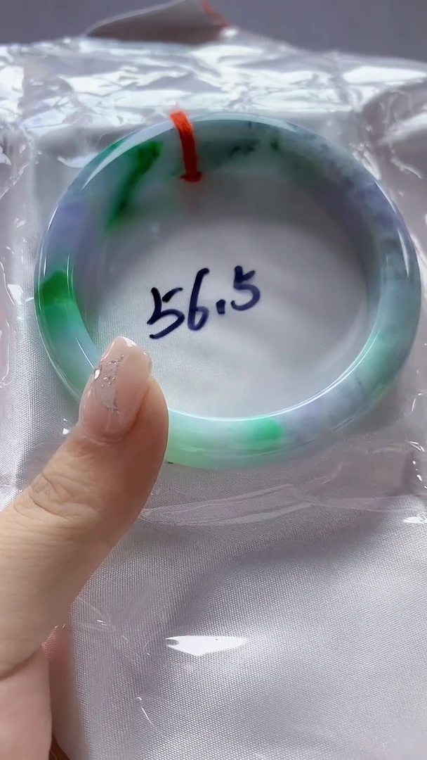 定制翡翠未镶嵌4898ms-毛货手镯（56圈）102