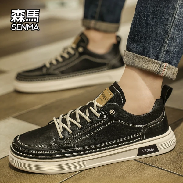 森马板鞋男款2025新款爆款男士百搭潮流休闲小白鞋高档男士潮鞋