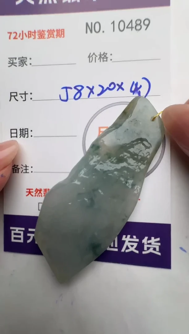 【闪购商品】翡翠颈饰未镶嵌原石10489
