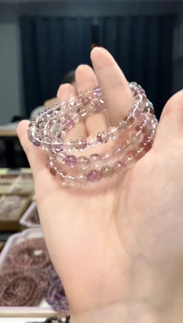 未镶嵌手串水晶超七 多样性发一