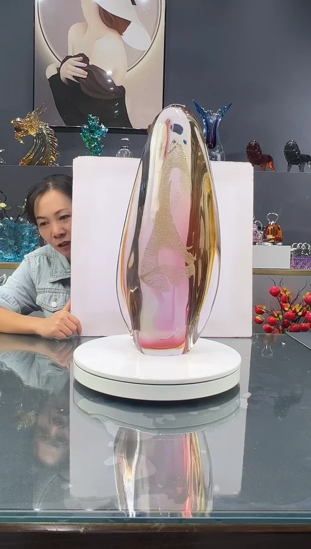 琉璃  水晶琉璃摆件1个