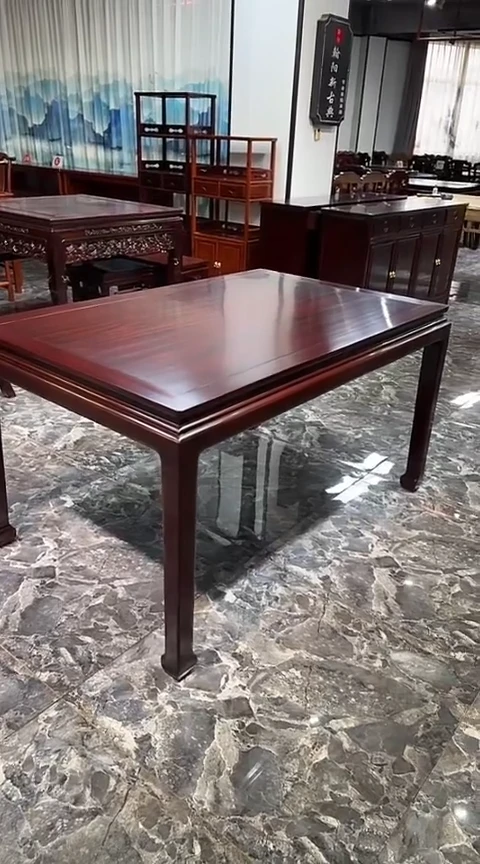 黑酸枝木类家具单桌