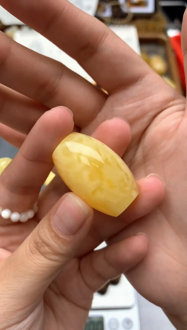 【闪购商品】琥珀珠宝奇石未镶嵌036琥珀蜜蜡冰花花粉小坑介意勿拍