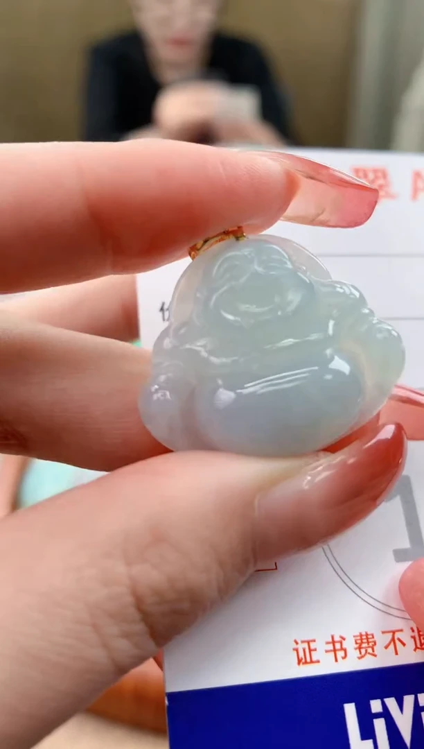 颈饰未镶嵌翡翠天然A货翡翠挂件