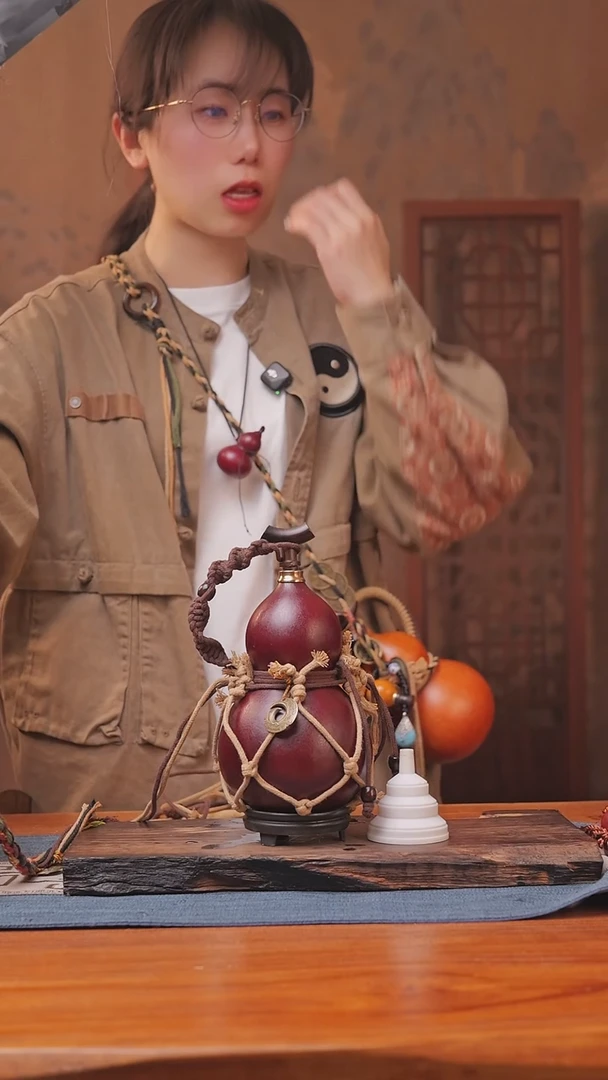 1435号链接精品大漆葫芦现货现发[一物一拍]