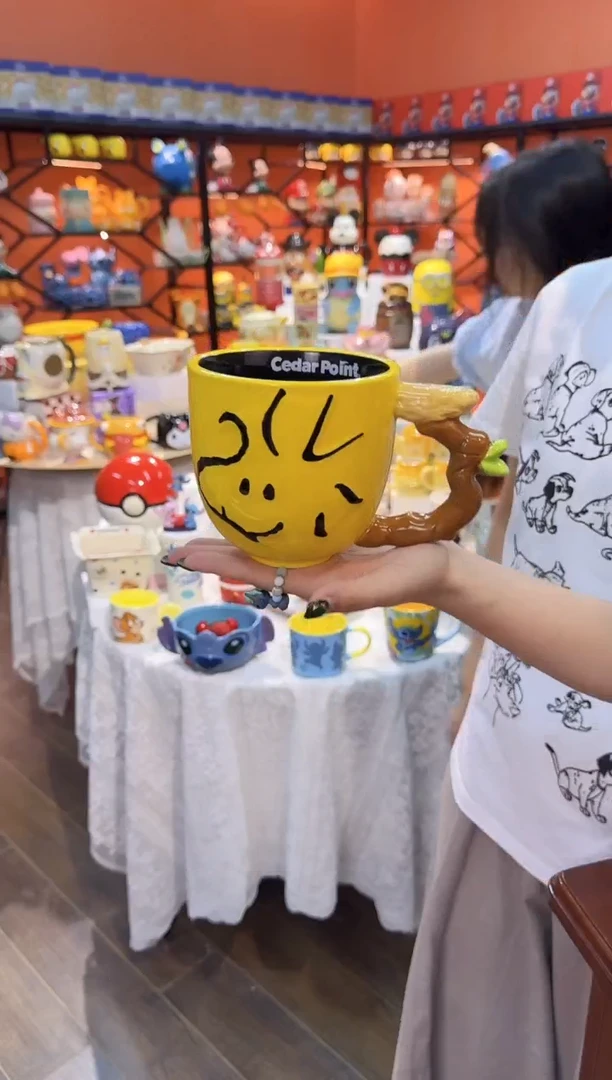 瓷片@@幸福一家人塔克陶瓷杯