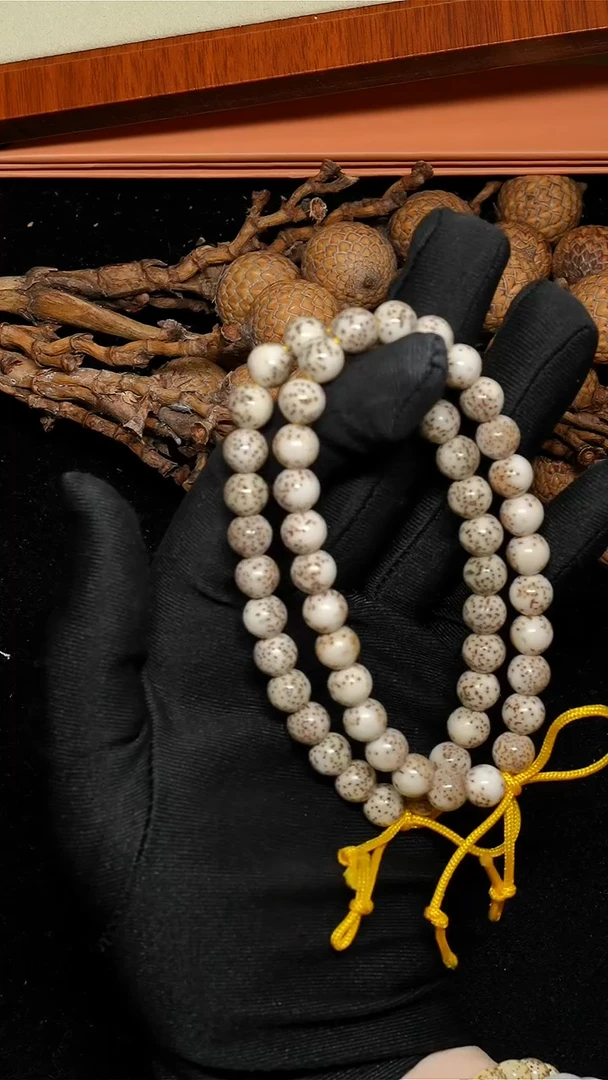 手串星月菩提8圆龙珠手持-B23-6