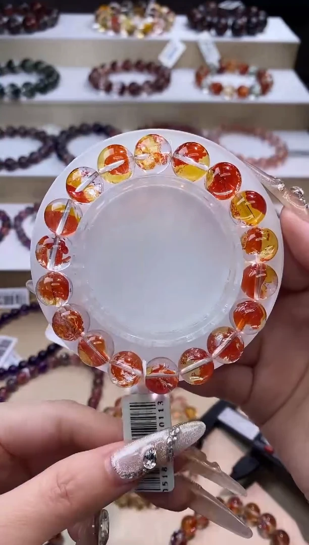 【闪购商品】水晶手链未镶嵌锦鲤胶花11m+