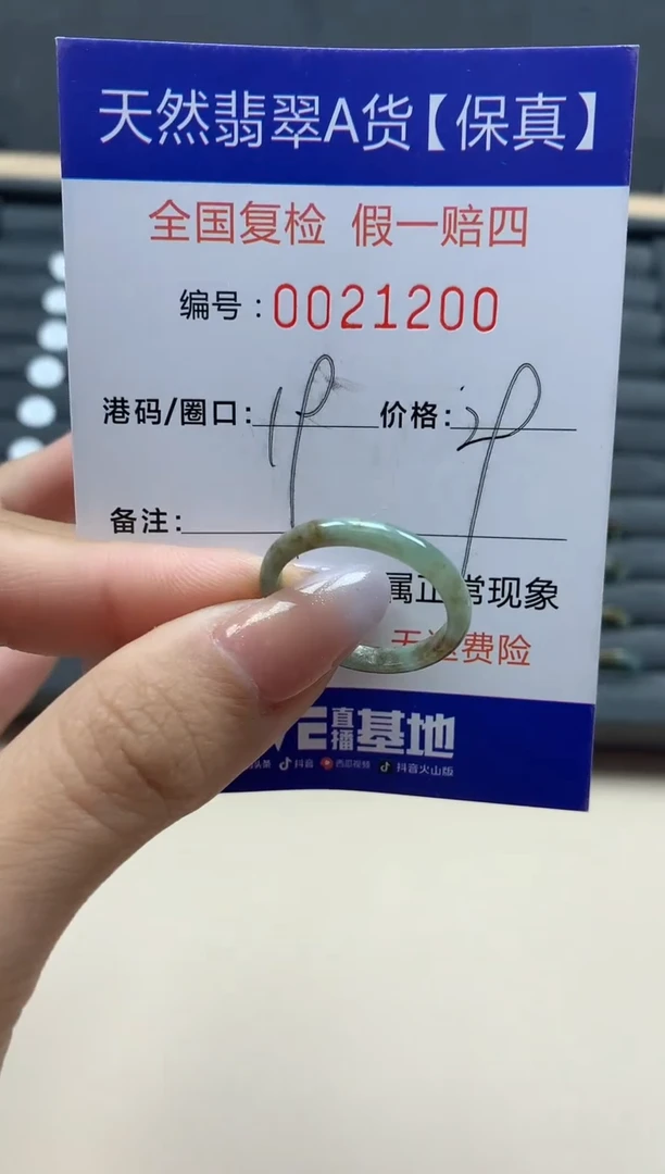 【闪购商品】翡翠戒指未镶嵌天然21200