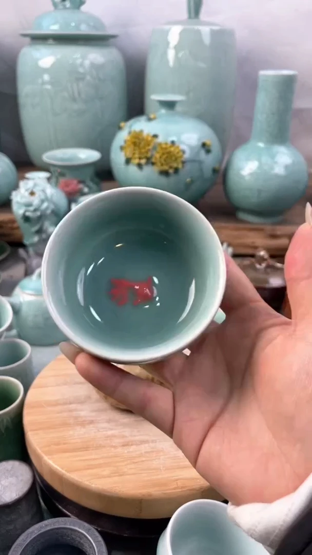 【闪购商品】特价 微瑕 慧仙青瓷