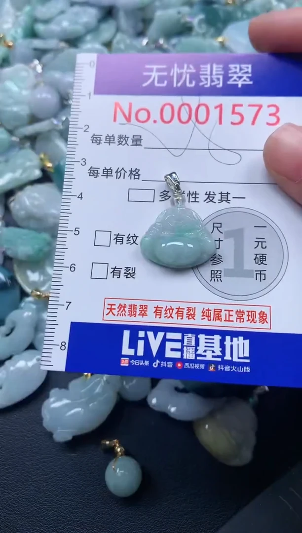 颈饰未镶嵌翡翠1573