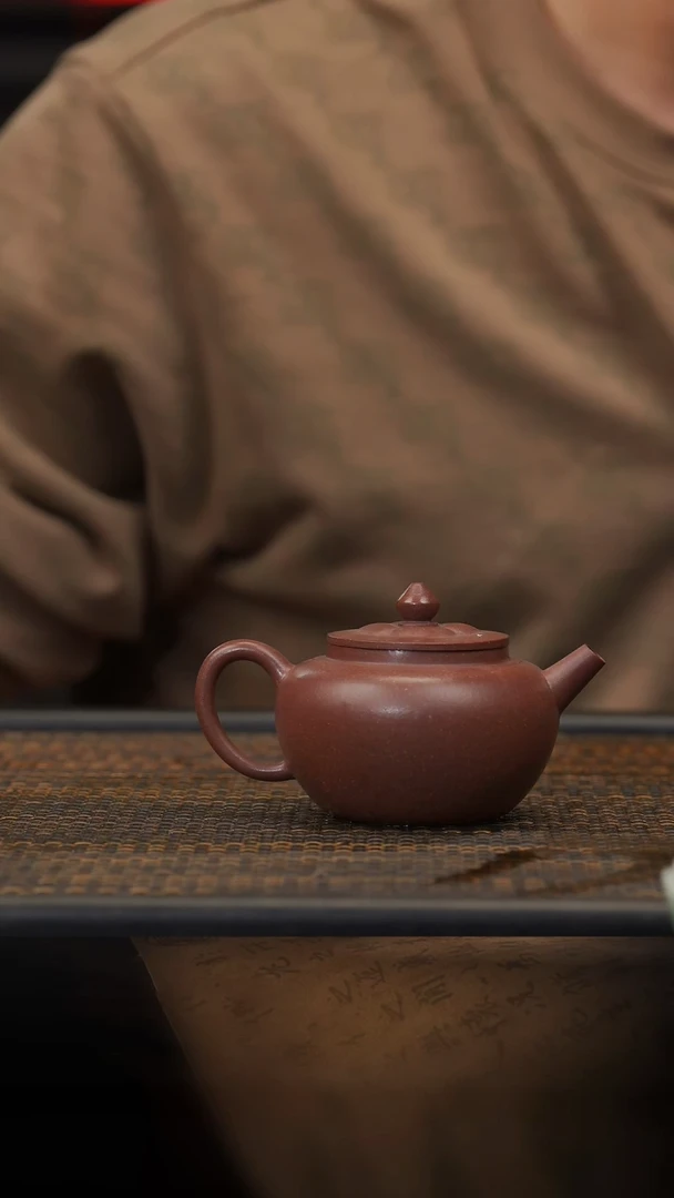 【闪购商品】紫砂茶壶16空山造器  全手/莲瓣盖