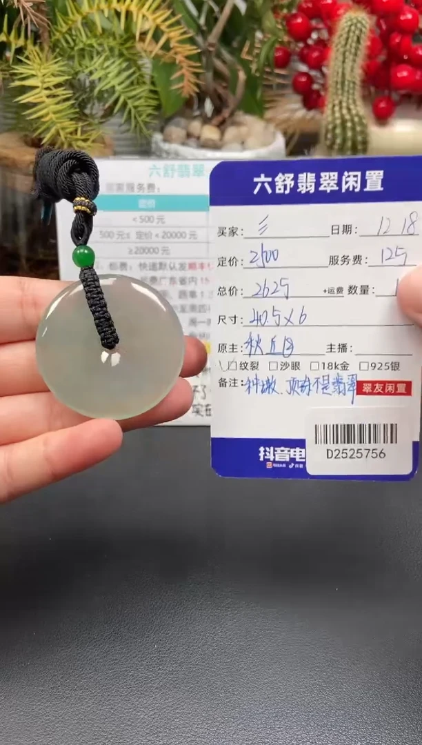 颈饰未镶嵌翡翠?**。D2525756