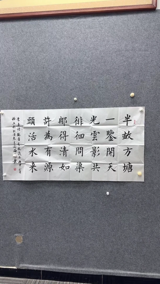 6-14-田老师8平尺书法作品装饰