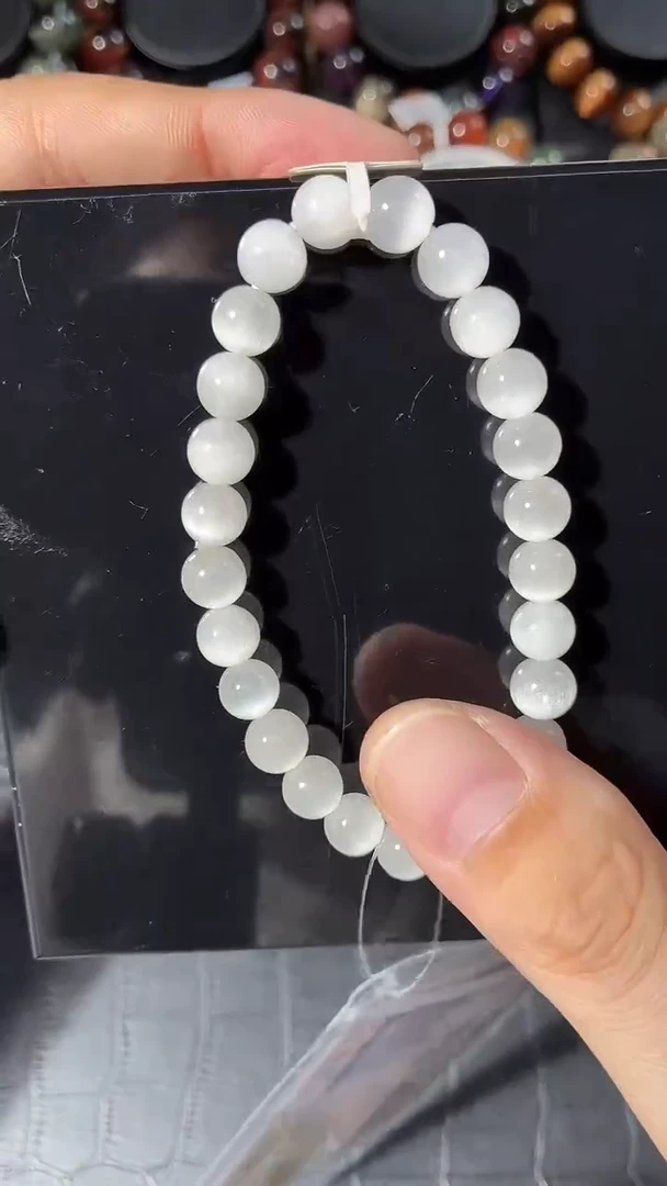 未镶嵌手链水晶银兔毛单圈手链A7（多样性发其一）