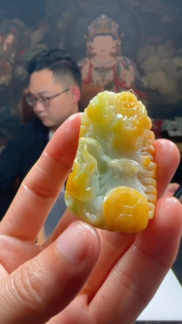 【闪购商品】定制翡翠未镶嵌L-@@QJXC11733