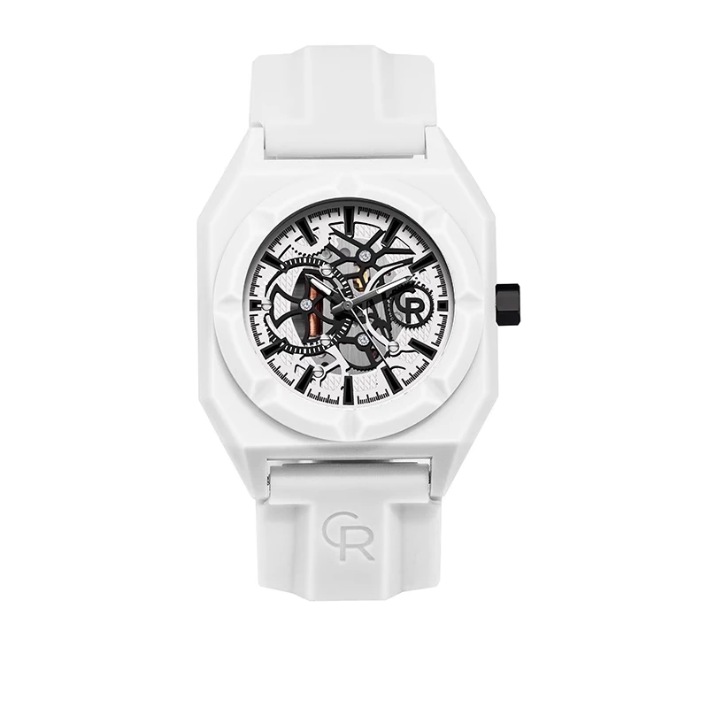 Charlotte Raffaelli夏洛特八角手表镂空机械感运动学生情侣男女