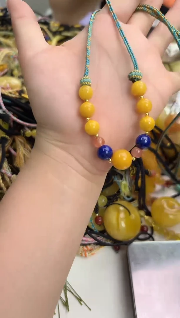 裸石琥珀未镶嵌琥珀蜜蜡吊坠