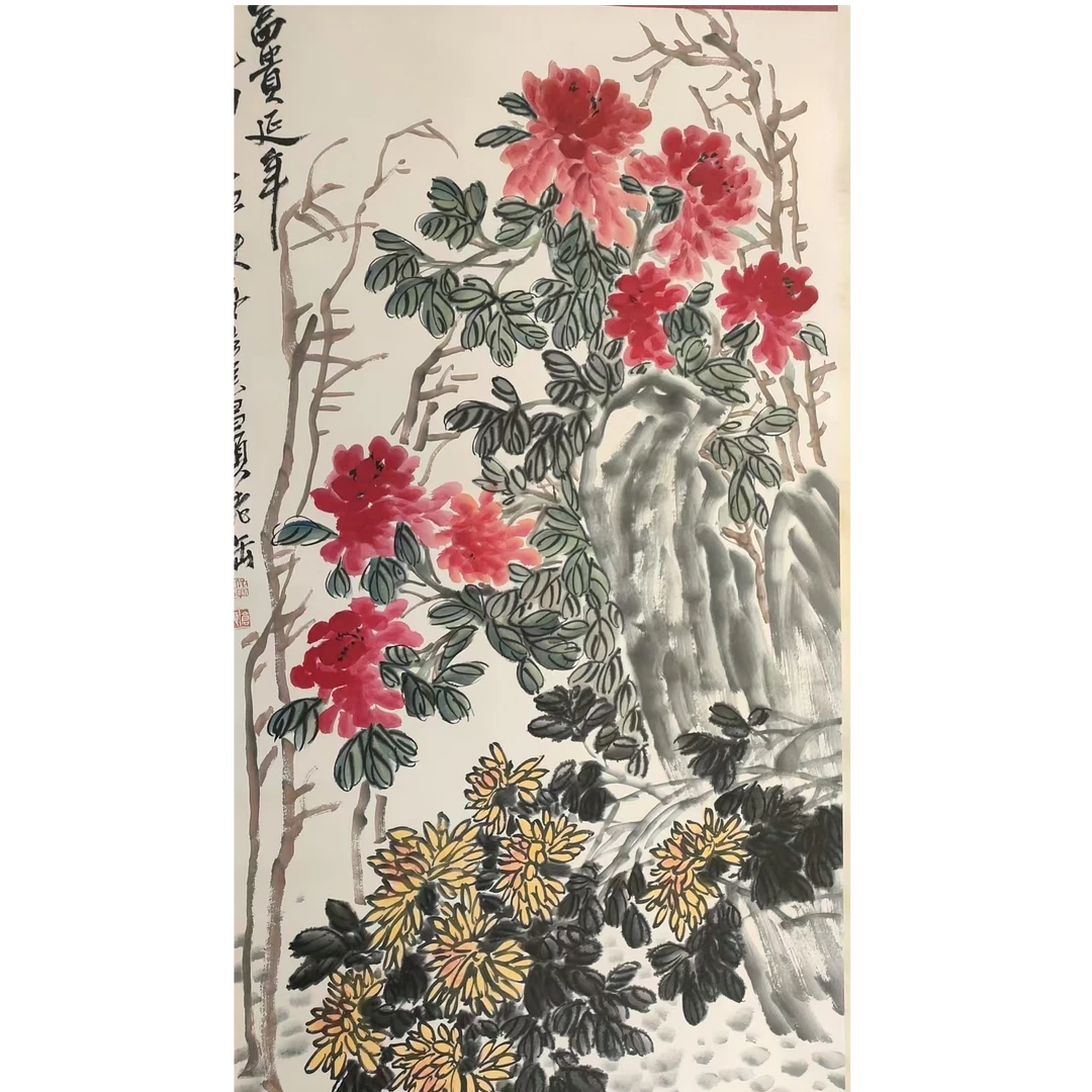 吴GZ款花鸟立轴138/67