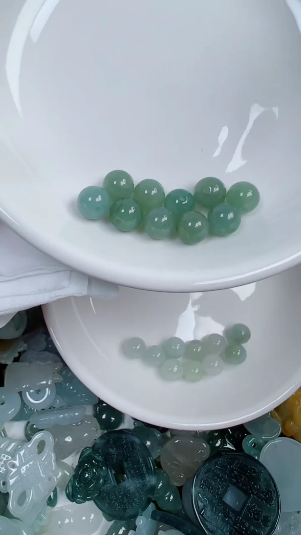 散珠翡翠232号链接，A货翡翠