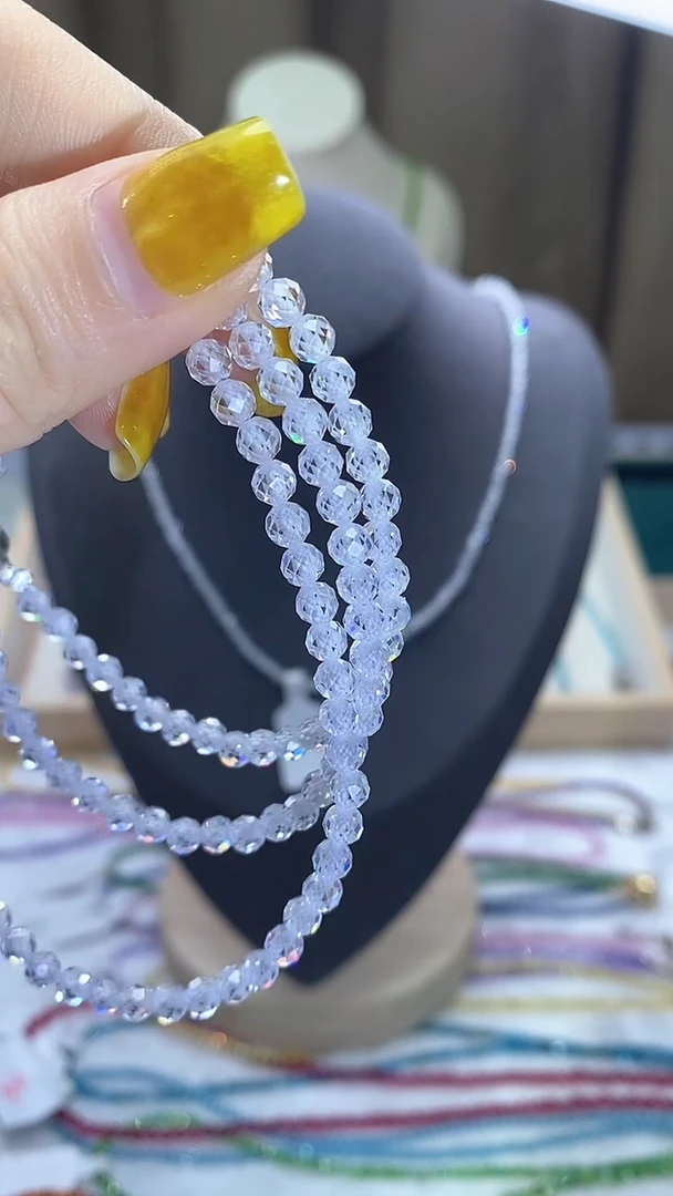 【闪购商品】钻石项链银S925镶嵌诗宁甄选珠宝SYZB54