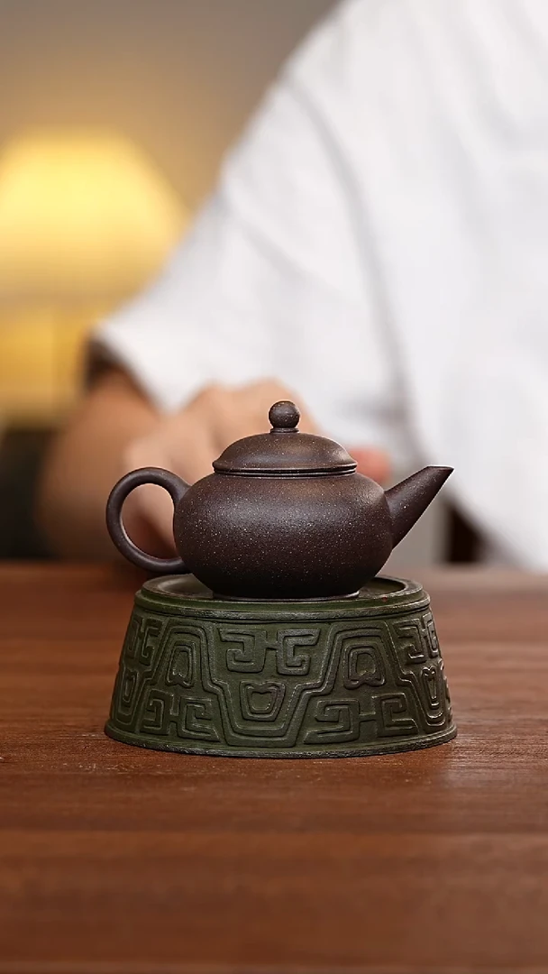 茶壶紫砂福记水平天青泥WG