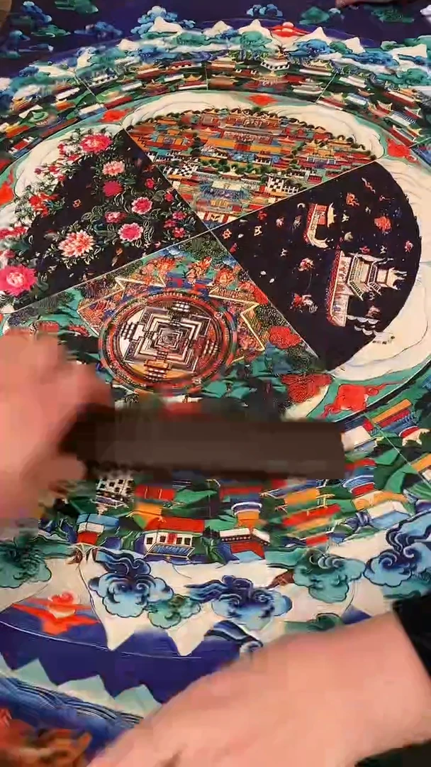装裱画精美唐卡tk16027