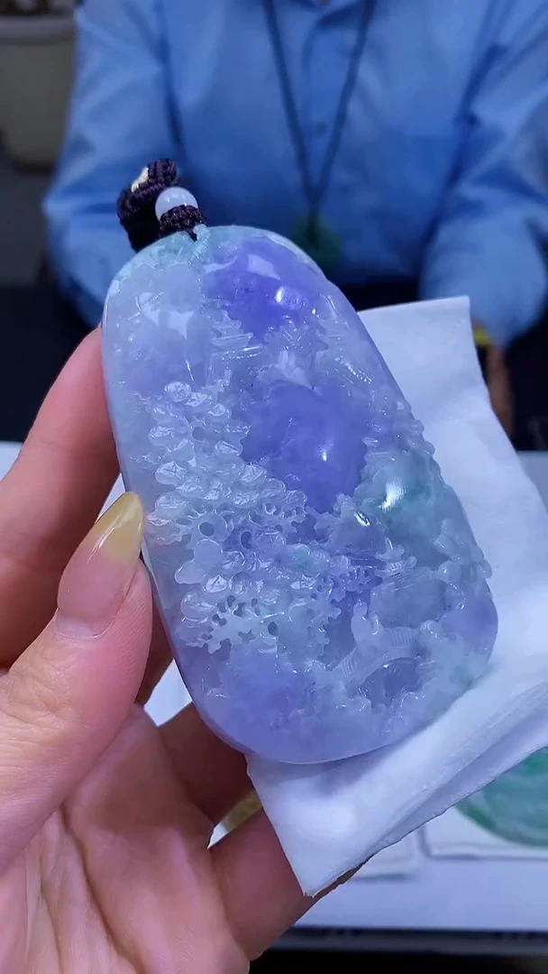 未镶嵌定制翡翠40/1201/W/山水