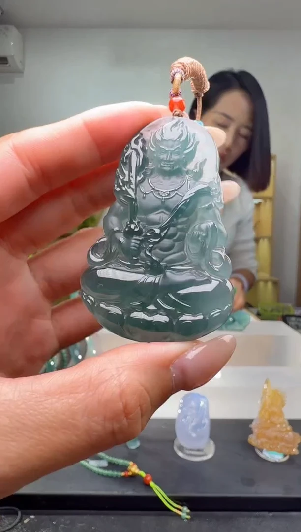 吊坠(不含链)未镶嵌翡翠不动明王