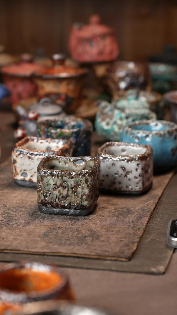 【闪购商品】景德镇柴烧志野杯