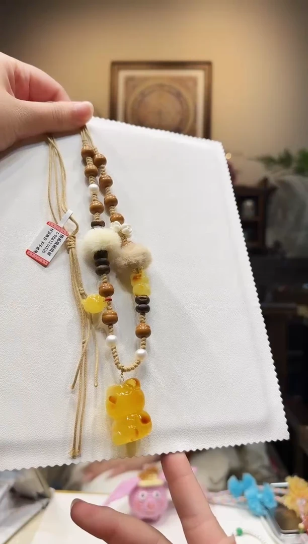 蜜蜡颈饰未镶嵌项链