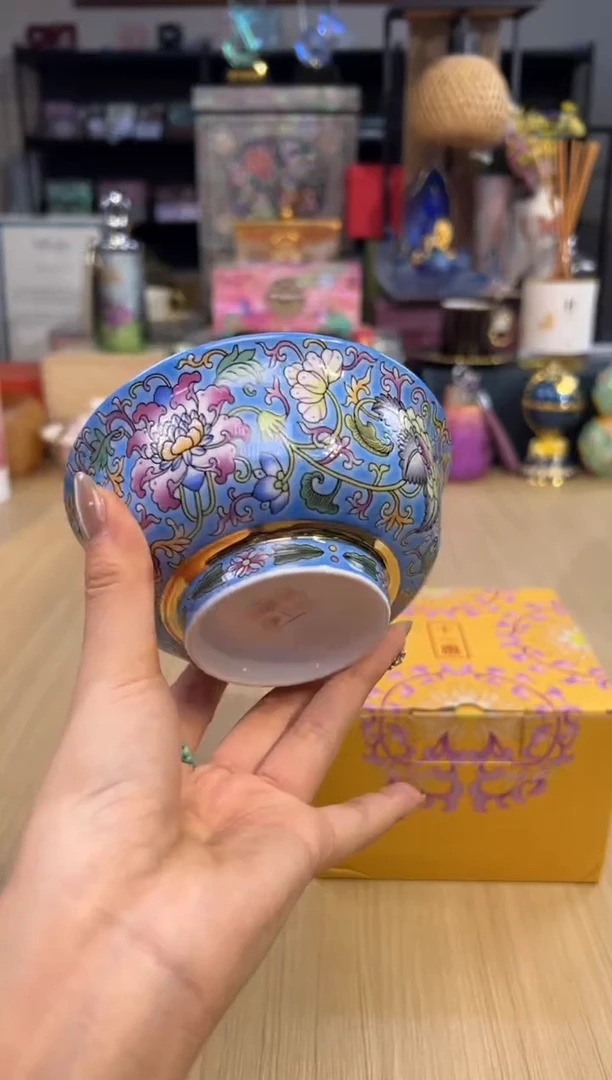 25十一窑餐碗-蓝色