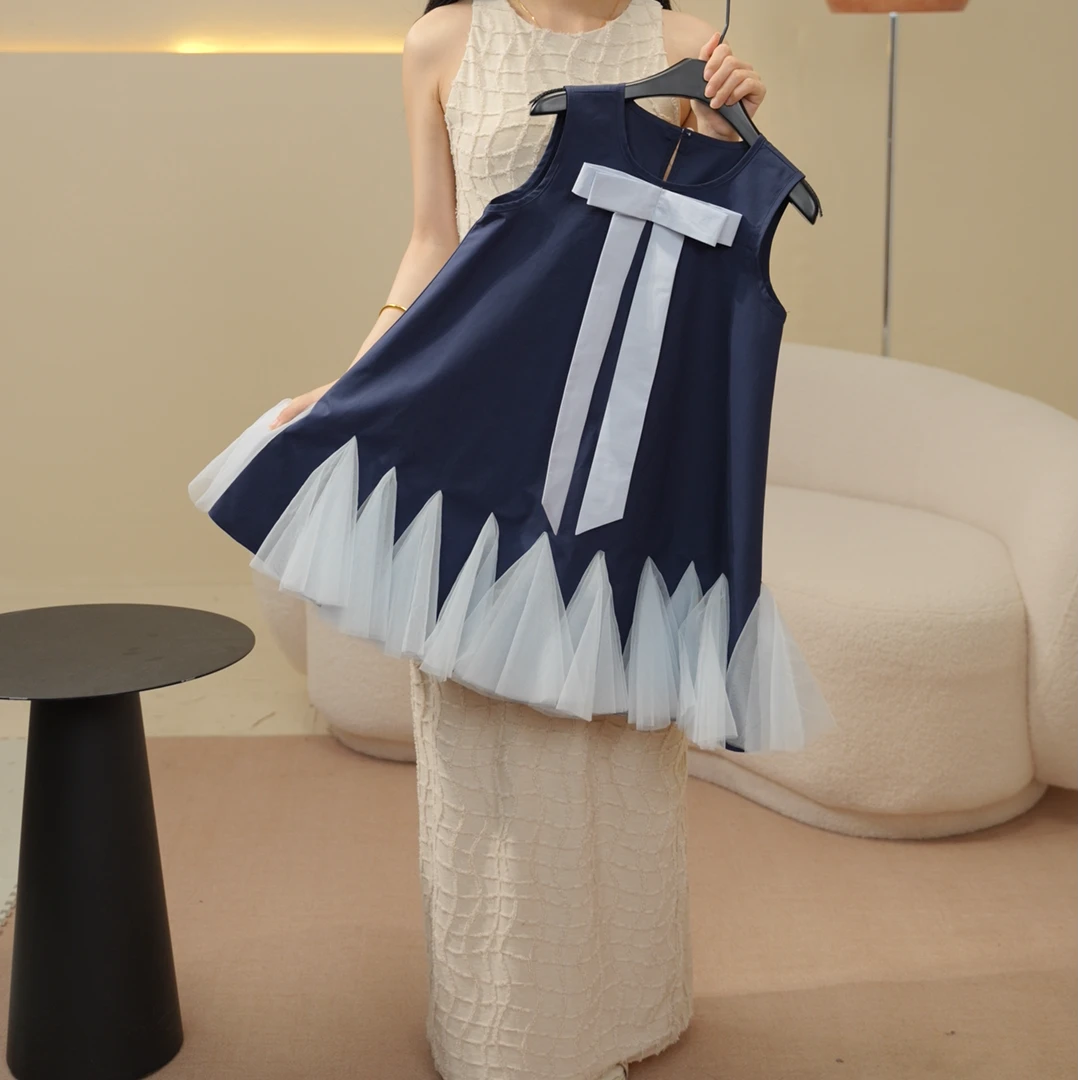 现货【SEVEN KIDS】T 100%棉 2025女童夏季连衣裙 棉布裙 25A1086