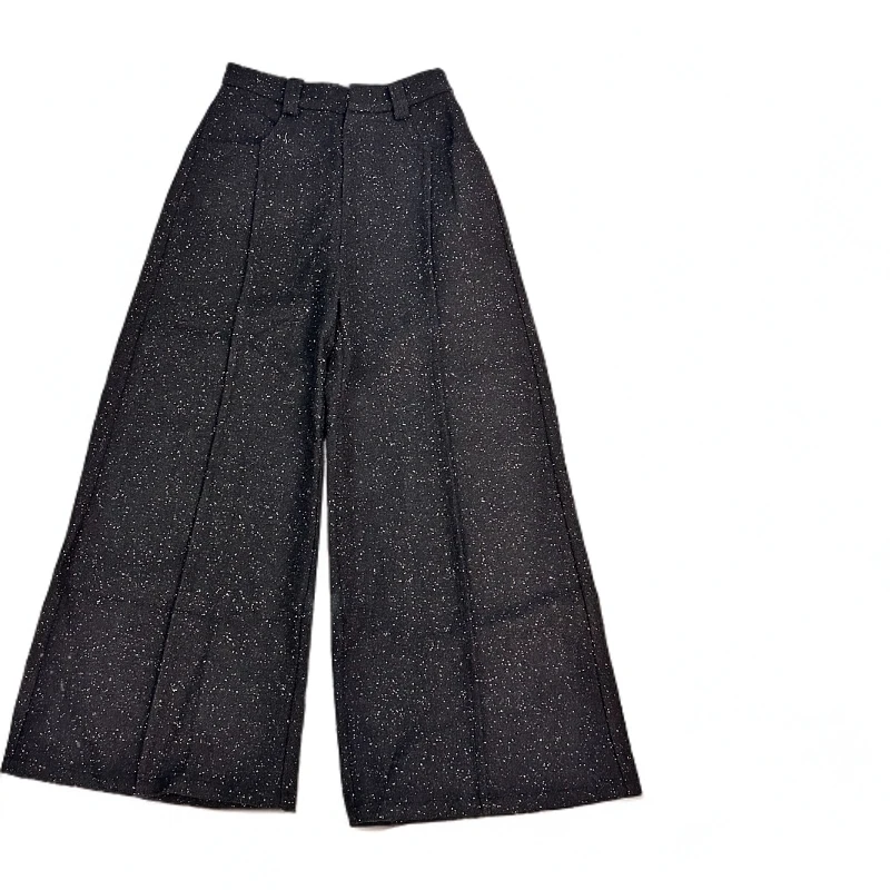 燕哥家 百搭超阔腿含羊毛呢裤 Q1005