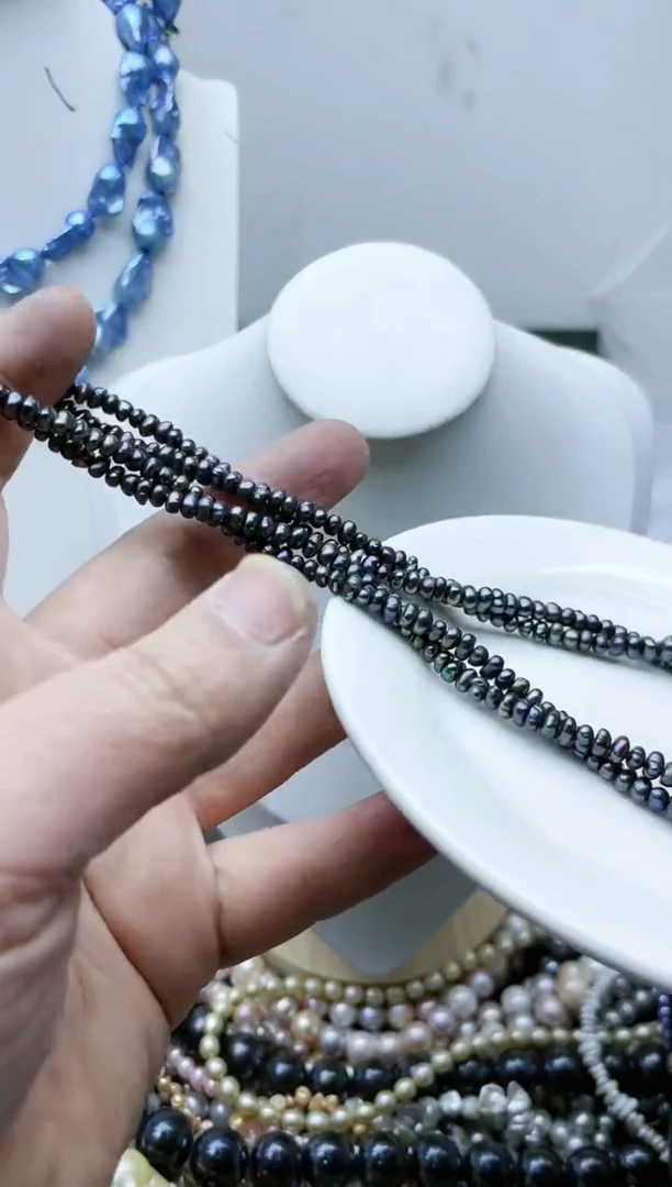 【闪购商品】淡水珍珠颈饰钛钢1