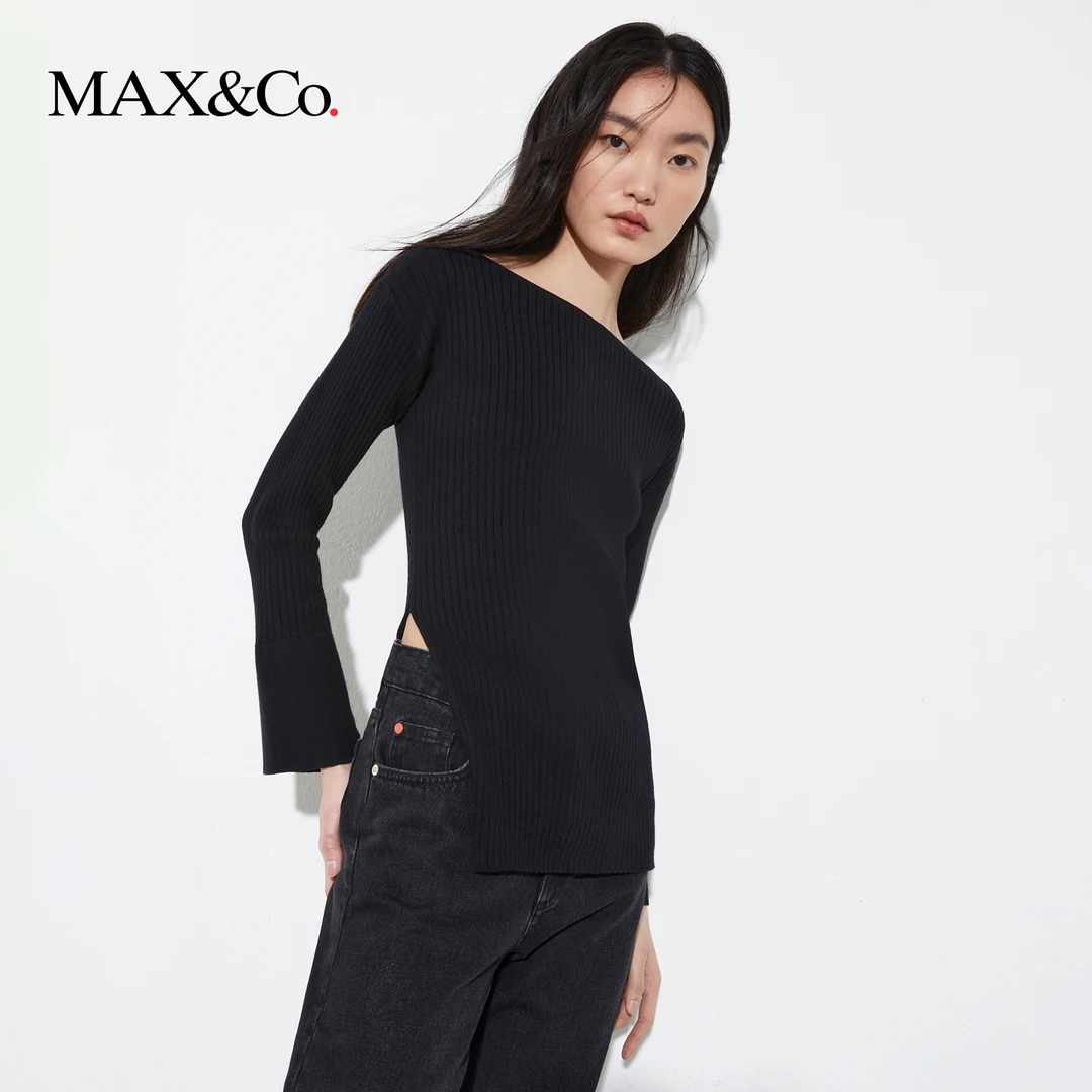 【2025秋冬新品】MAX&Co.秋冬棉和羊绒混纺针织衫6366045302