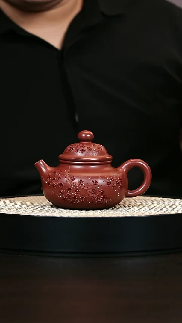 茶壶紫砂容天 龙血砂