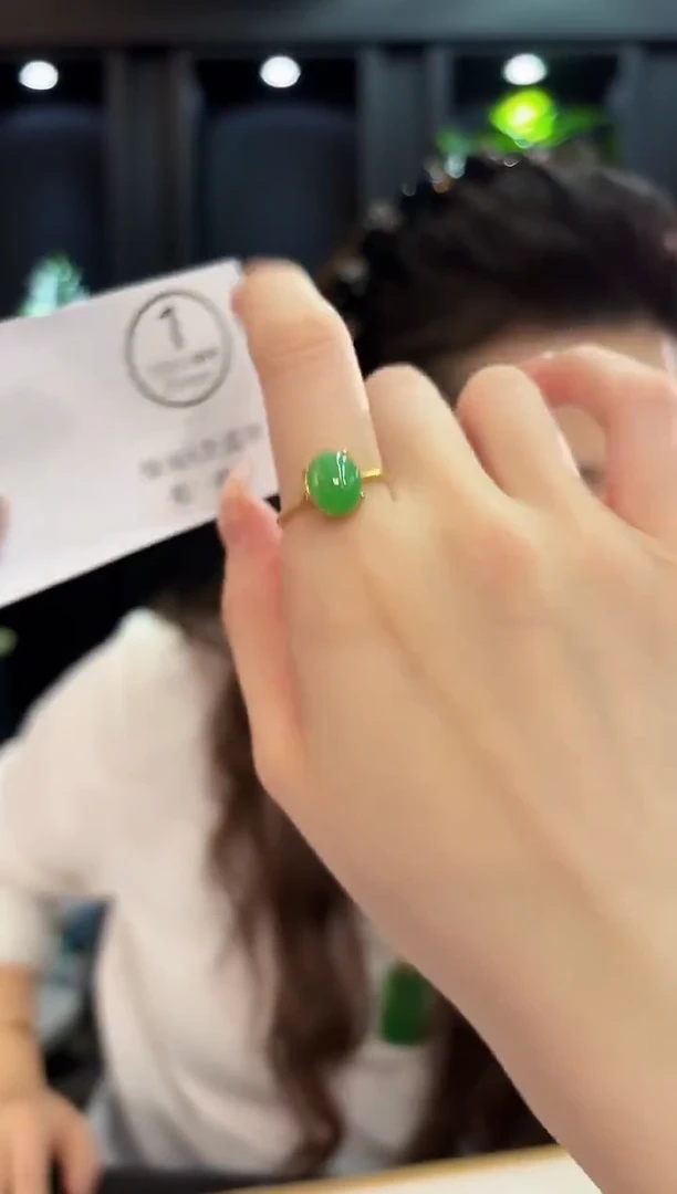 未镶嵌戒指翡翠 缅料A货/支持复检/一件