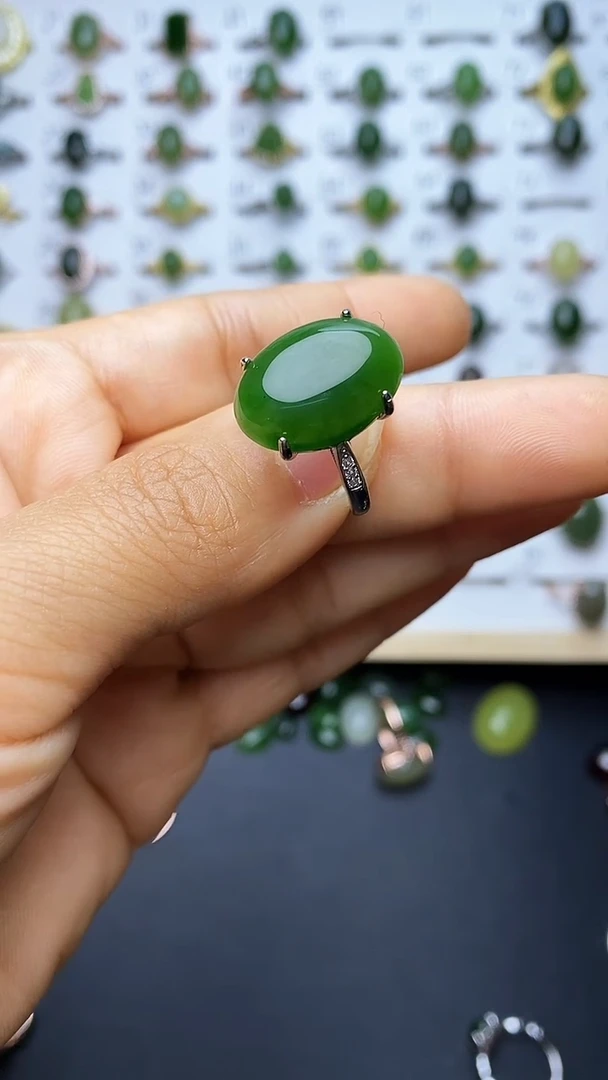 【闪购商品】和田玉戒指未镶嵌1