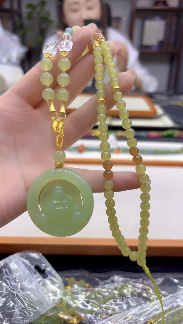 毛衣链未镶嵌和田玉DIY款M765