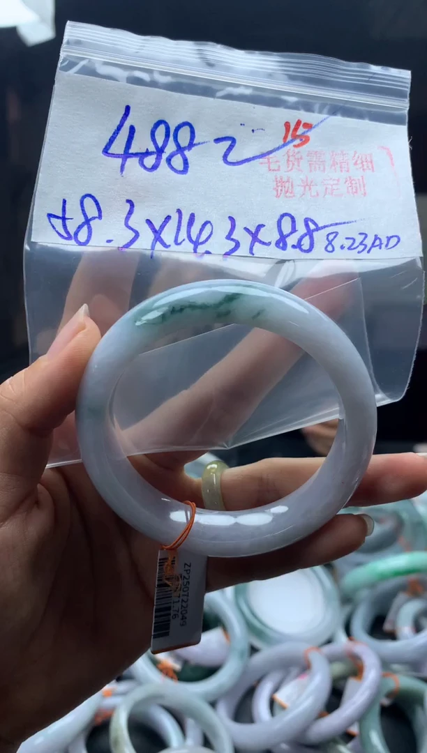 未镶嵌定制翡翠15毛货需精细抛光多样性1件488元