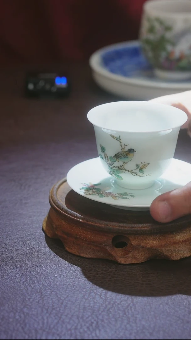 景德镇手工手绘杯碟
