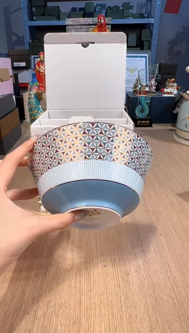 【闪购商品】杯184歌剧院面碗套二（蓝）