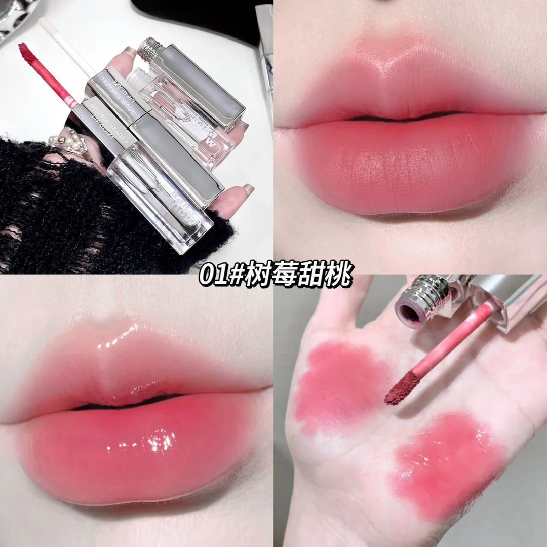 【达人专属】kakashow 双效双头唇釉多色一体盘学生初学者