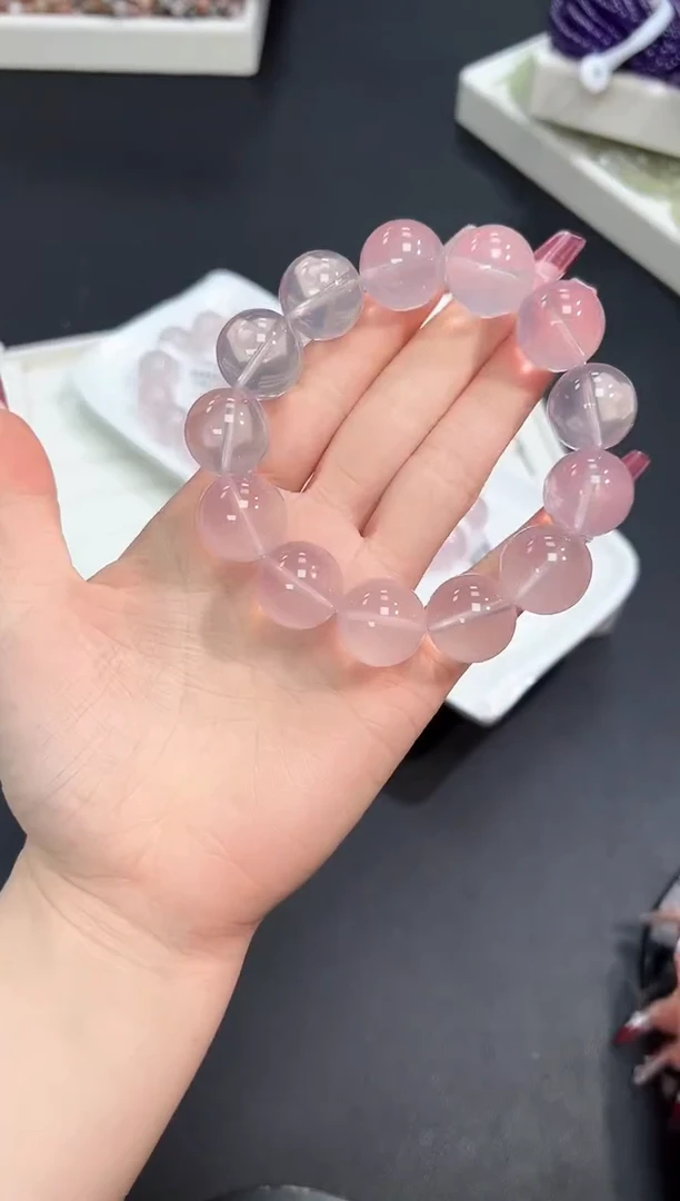 【闪购商品】水晶手串未镶嵌53p多样性发其一/1条17mm默认微瑕