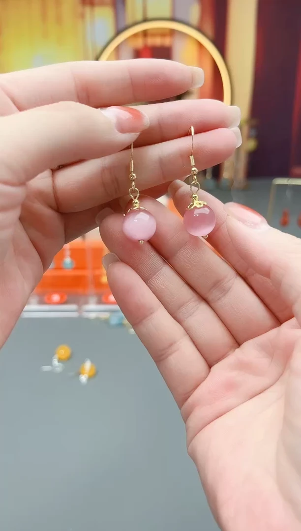 未镶嵌耳钉玛瑙/玉髓301