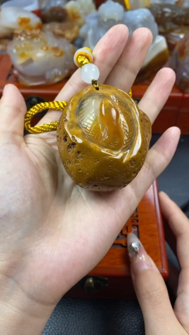 玛瑙/玉髓手把未镶嵌林*1