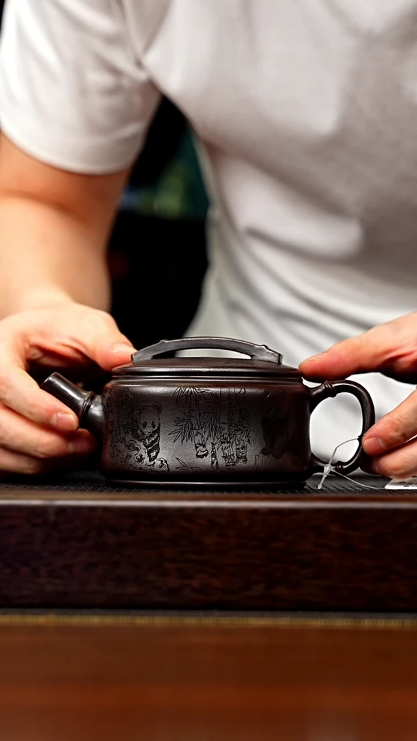 茶壶紫砂宜兴原矿 手工 紫砂壶容量280CC