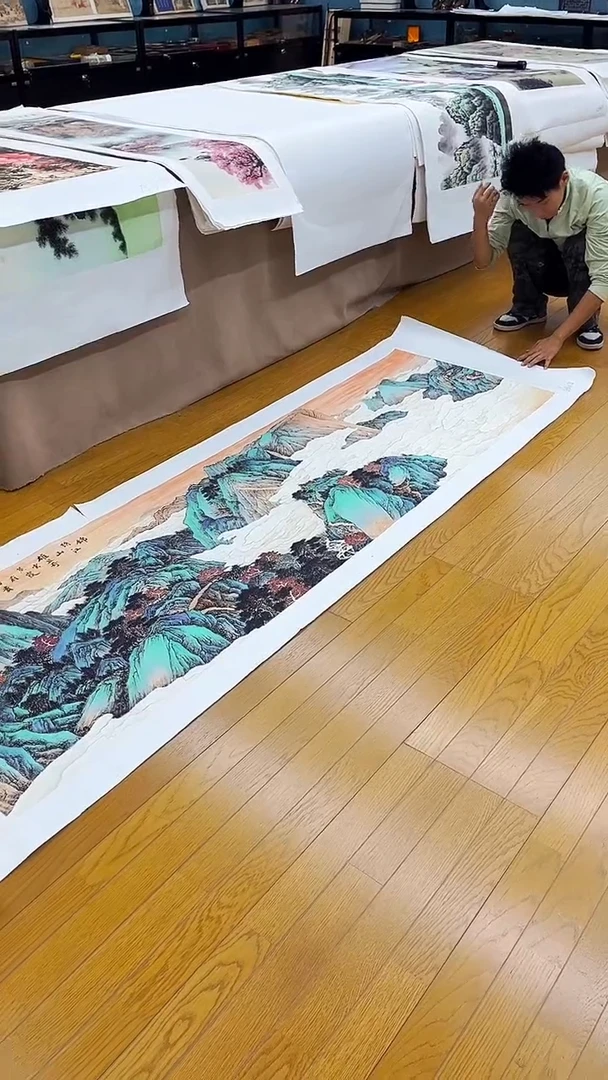 国画九霄甄选国画作品zhb018