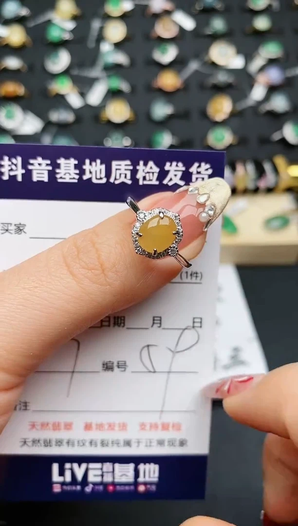 【闪购商品】翡翠戒指银S925镶嵌...........